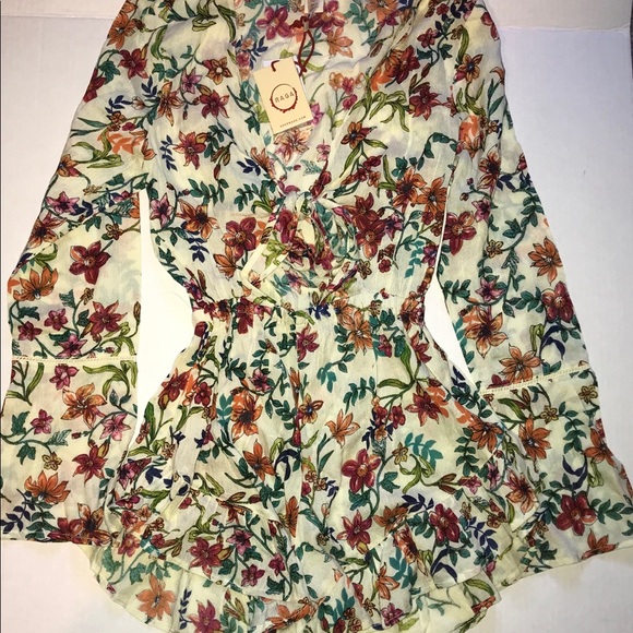 NWT Raga My Paradise Tie Romper - Picture 3 of 8